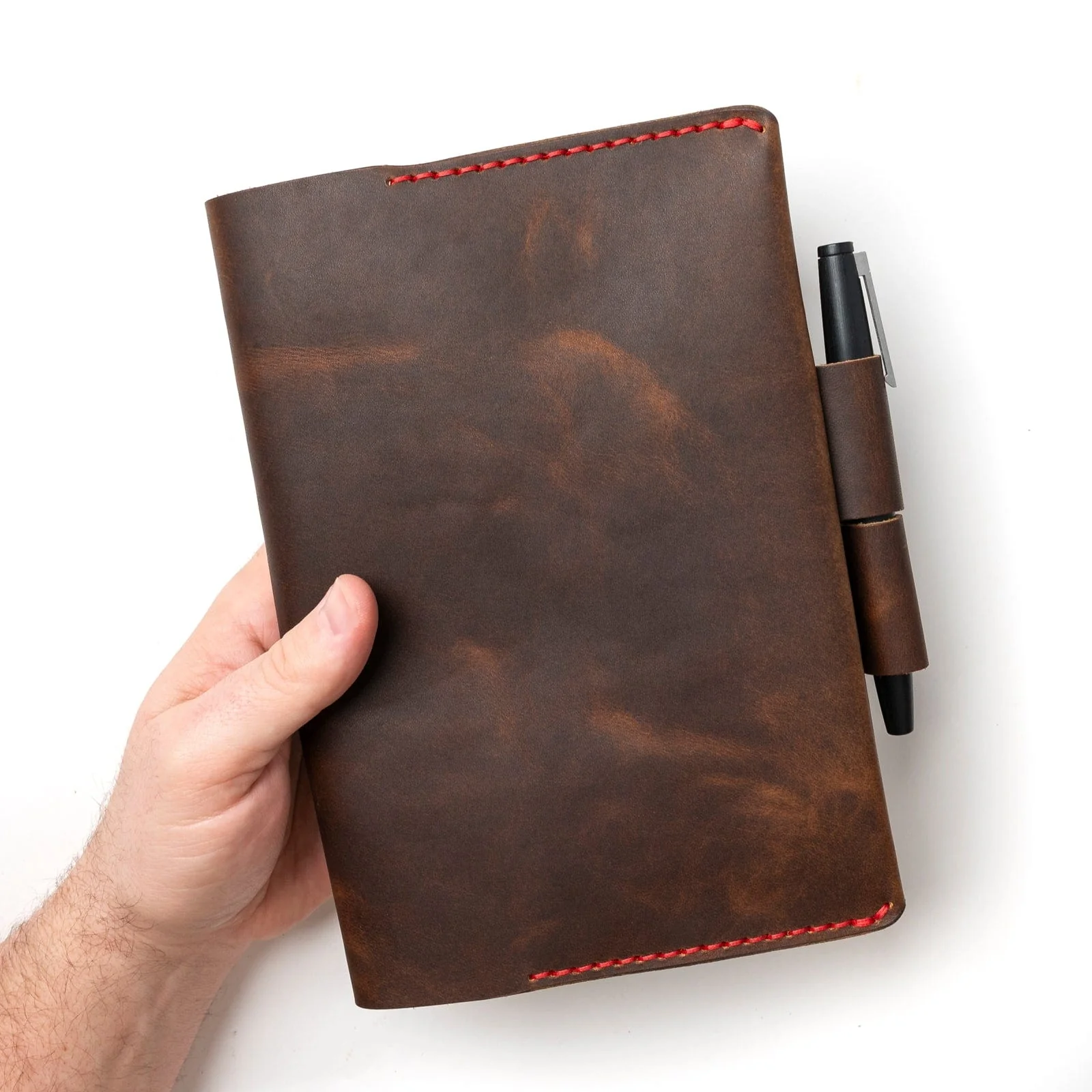 Leather A5 Notebook Cover - Image 4