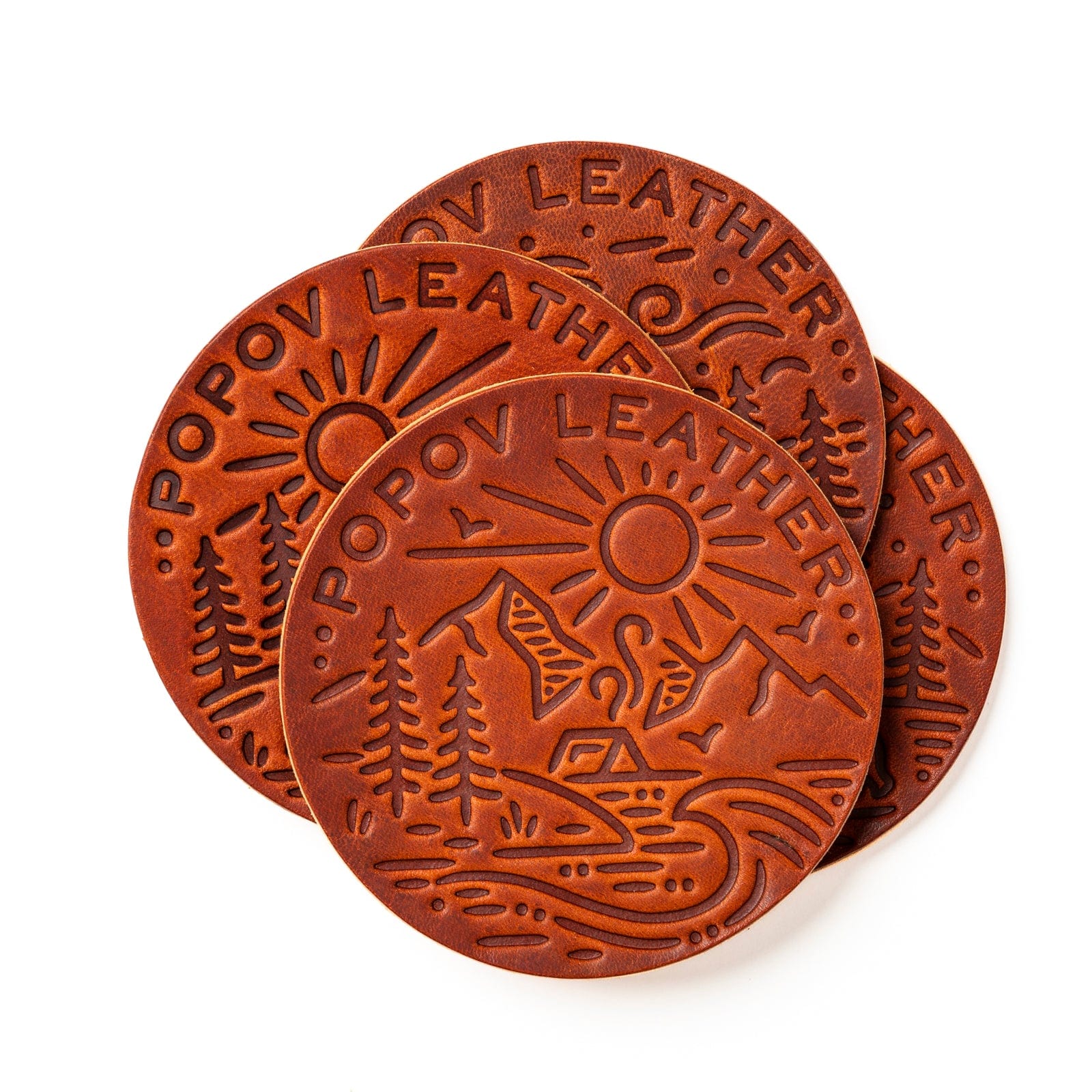 Leather Coasters 4 Pack - 4 Seasons - Image 6