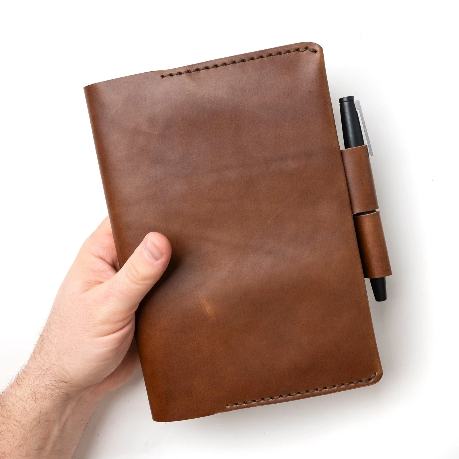Leather Rhodia A5 Notebook Cover - Image 10