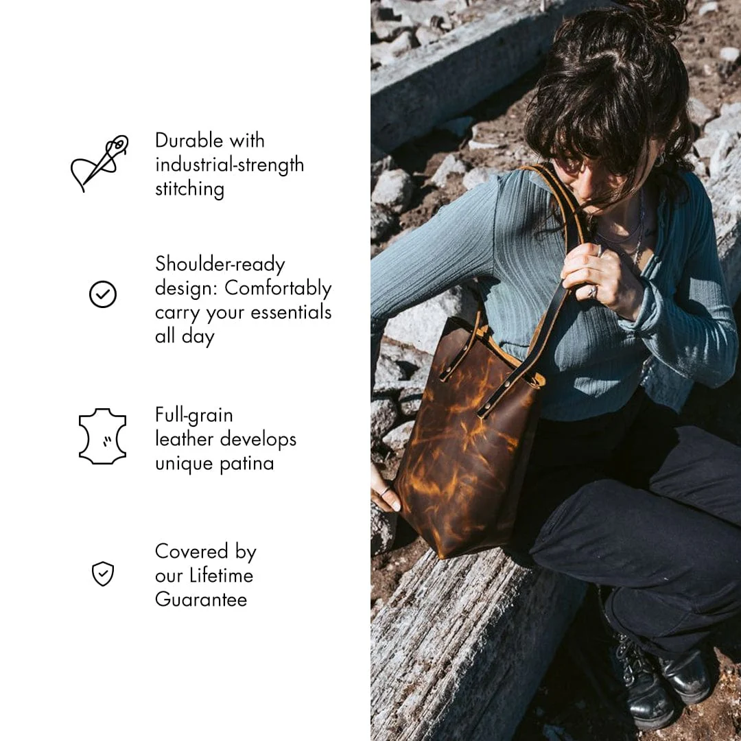 Leather Tote - Everyday - Image 3