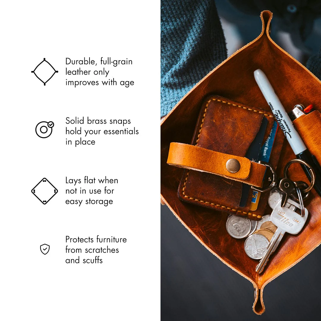 Leather Valet Tray - Image 6