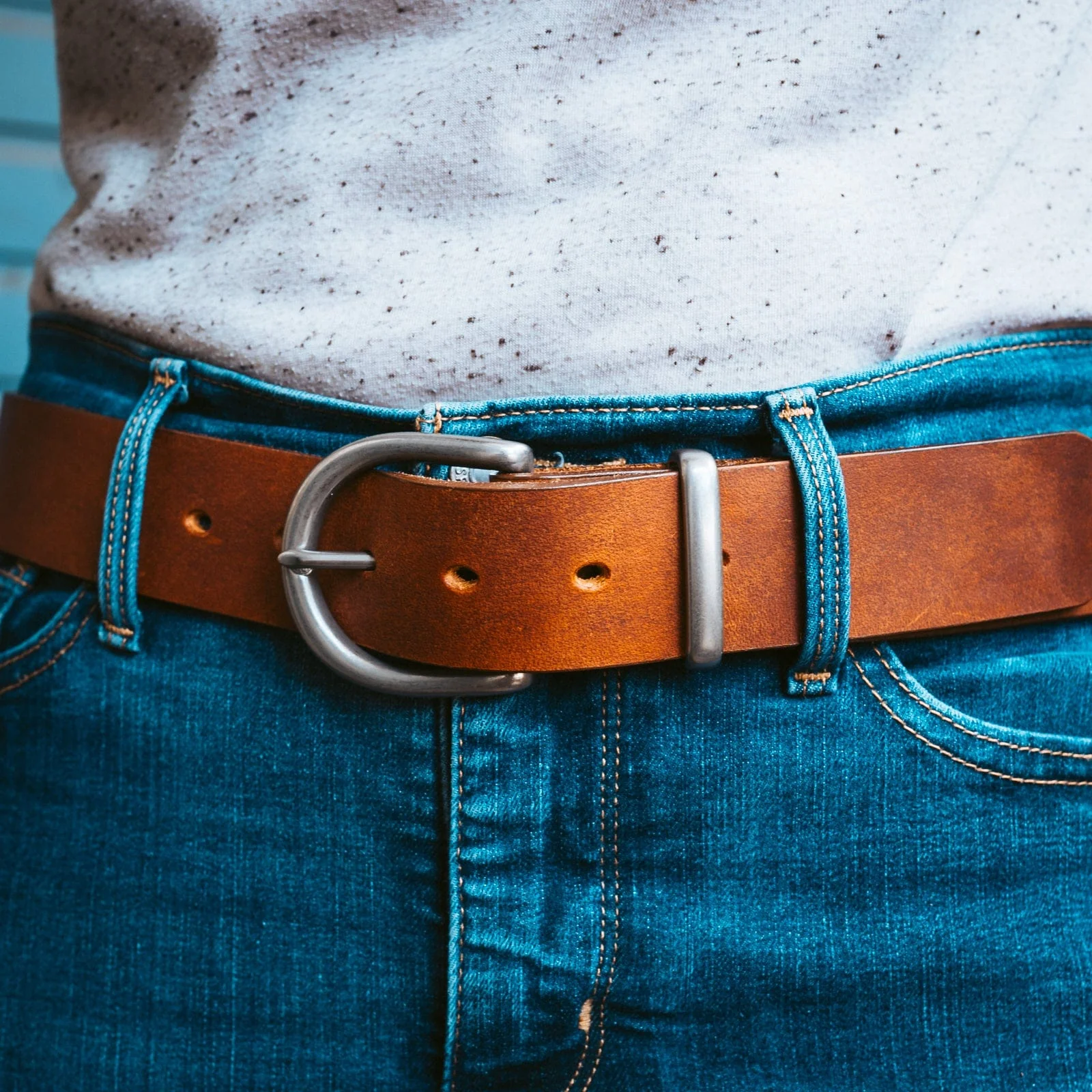 Women's Leather Belt - 1.5" - Image 8